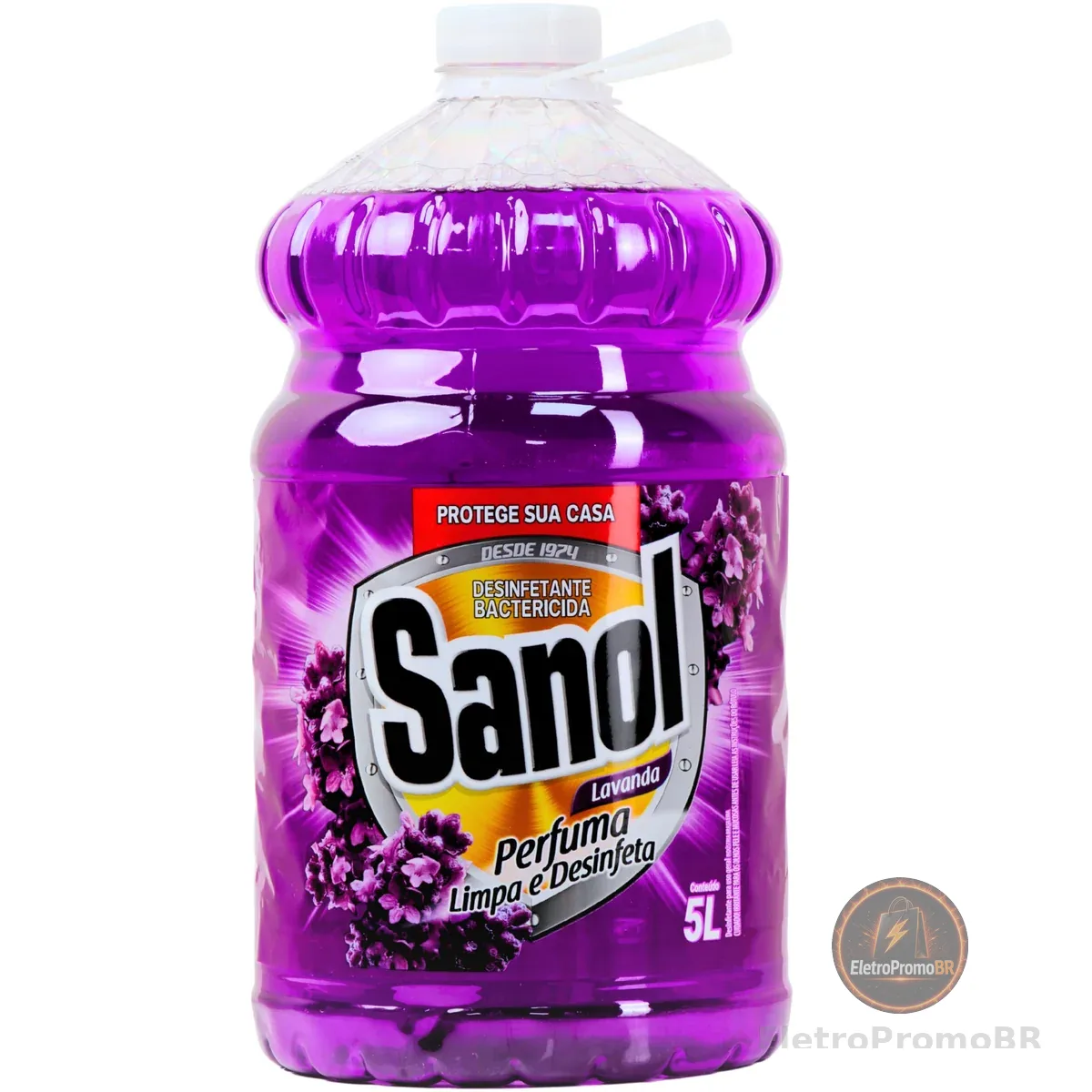 Desinfetante Líquido Para Uso Geral Lavanda 5 Litros Roxo