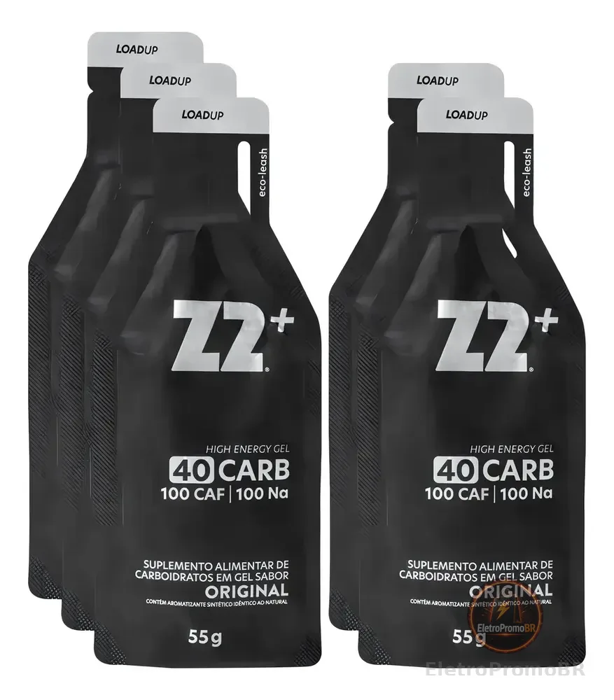 Gel Nutricional Z2 Performance Z2+ Loadup Cafeína 5 Unidades 55g