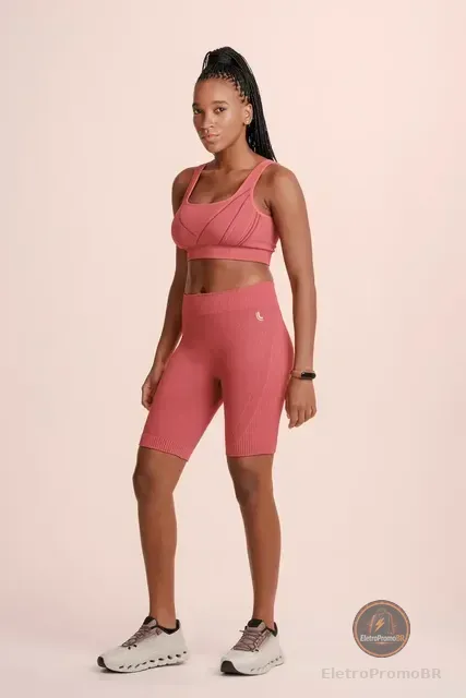 Bermuda Shorts Legging Compressão Anti Assadura Esporte