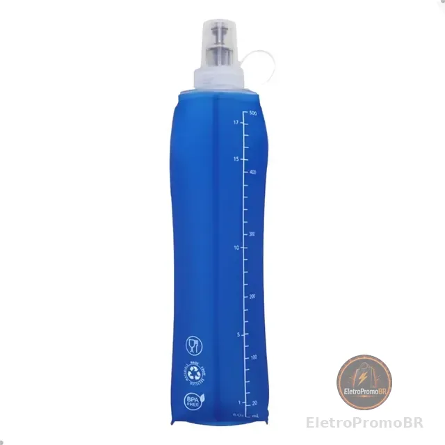 Garrafa Dobrável Corrida Hidratação Soft Flask 500ml E 250ml