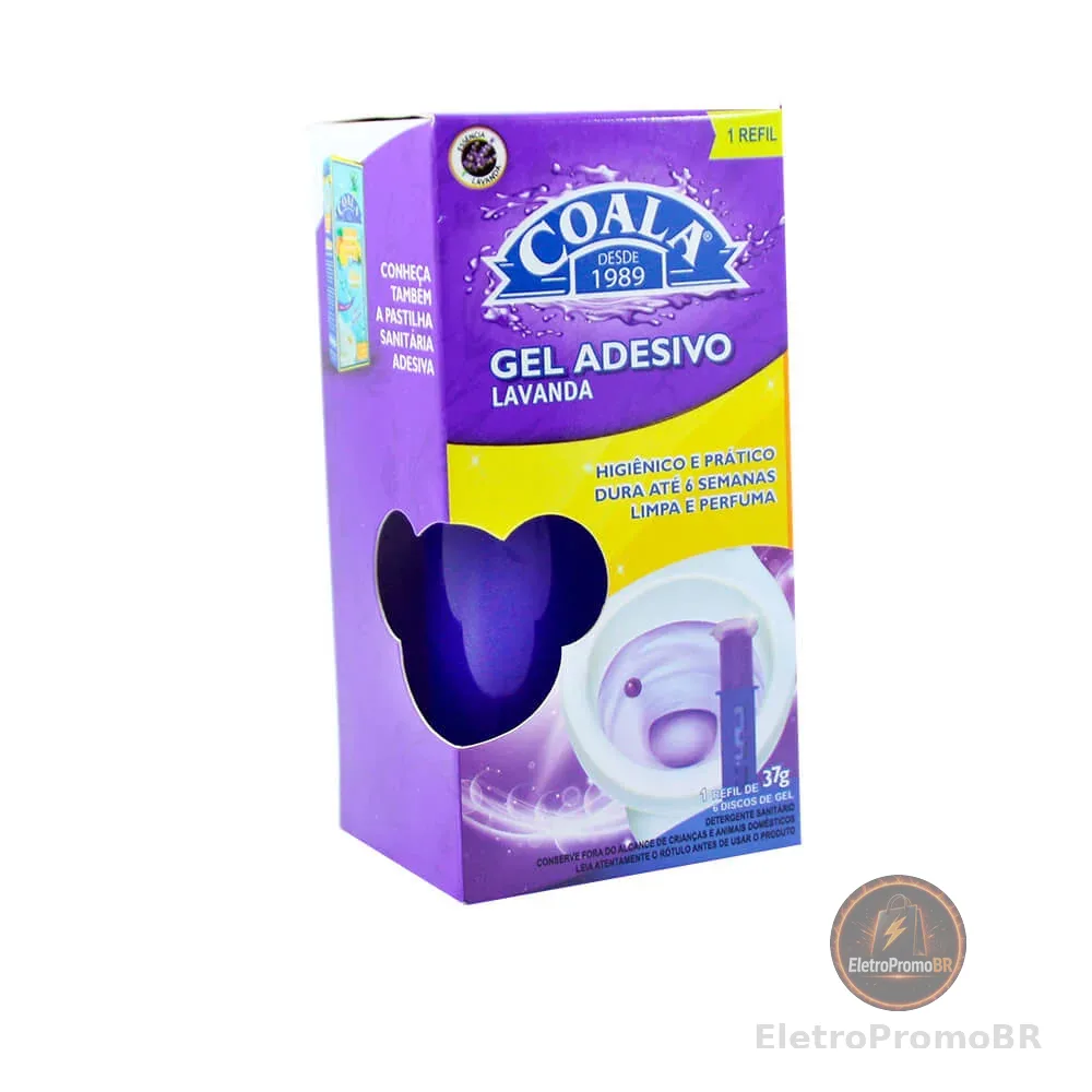 Refil Coala Gel Adesivo Lavanda 37 g