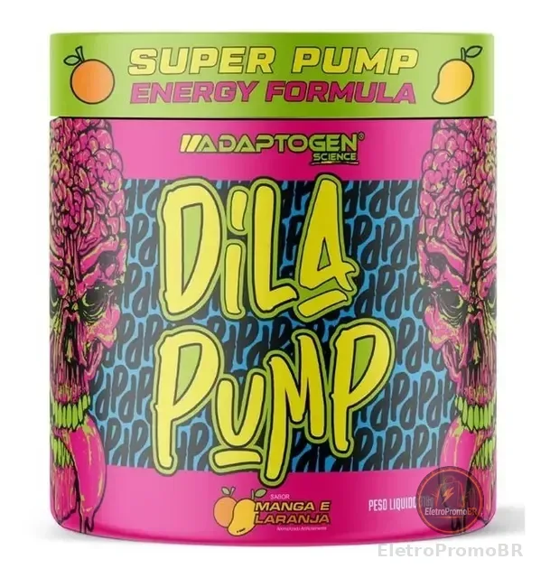 Suplemento Em Pó Adaptogen Pré & Intra Treino Dila Pump 318g