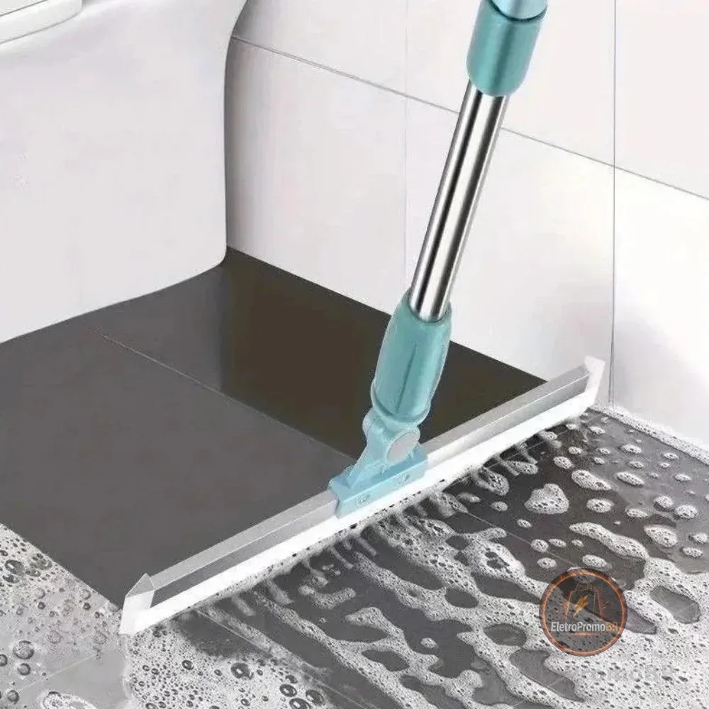 Rodo Limpador De Silicone Mágico multi-Funcional Varredor De Vidros Molhado E Seco De Uso Duplo/Vassoura