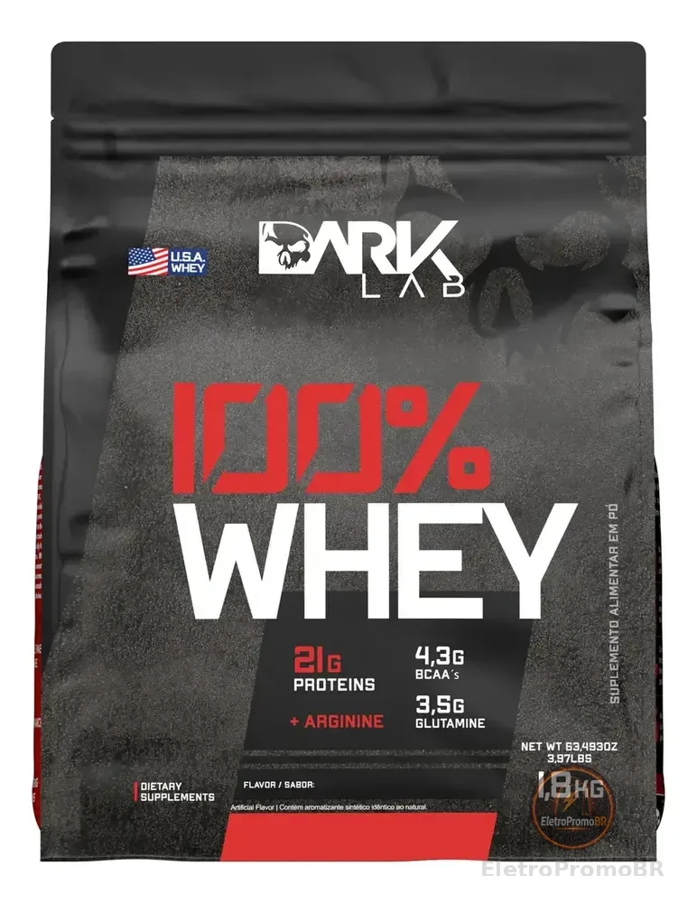 100% Whey Protein Chocolate Refil 1,8kg - Dark Lab