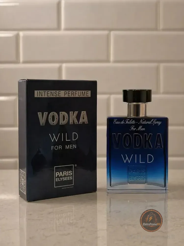 Perfume Vodka Wild Paris Elysees Masculino Intense 100ml