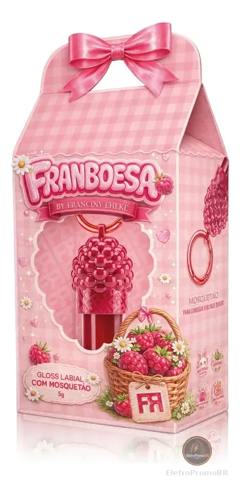 Gloss Franboesa By Franciny Ehlke Vermelho