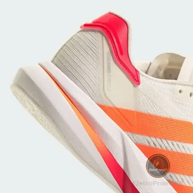 Tênis Feminino Duramo Speed 2 W Branco Jq0619 adidas Owhite/luor/lucred Liso 38 Br