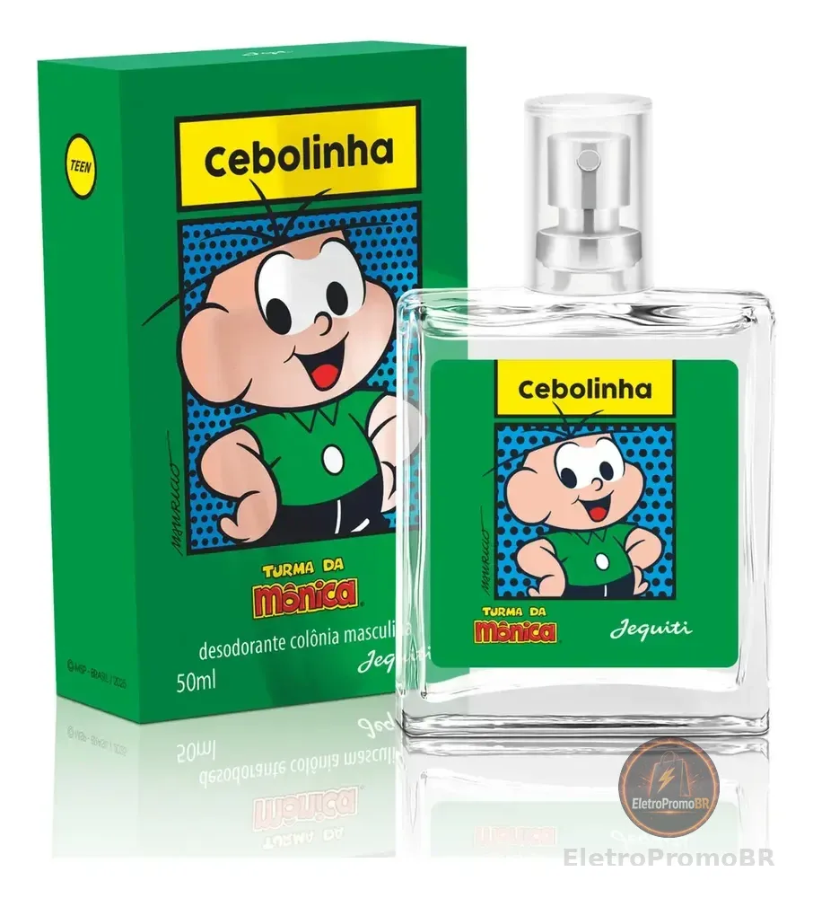 Perfume Cebolinha Deo Colônia Jequiti 50ml - Embalagem Vidro Turma Da Mônica