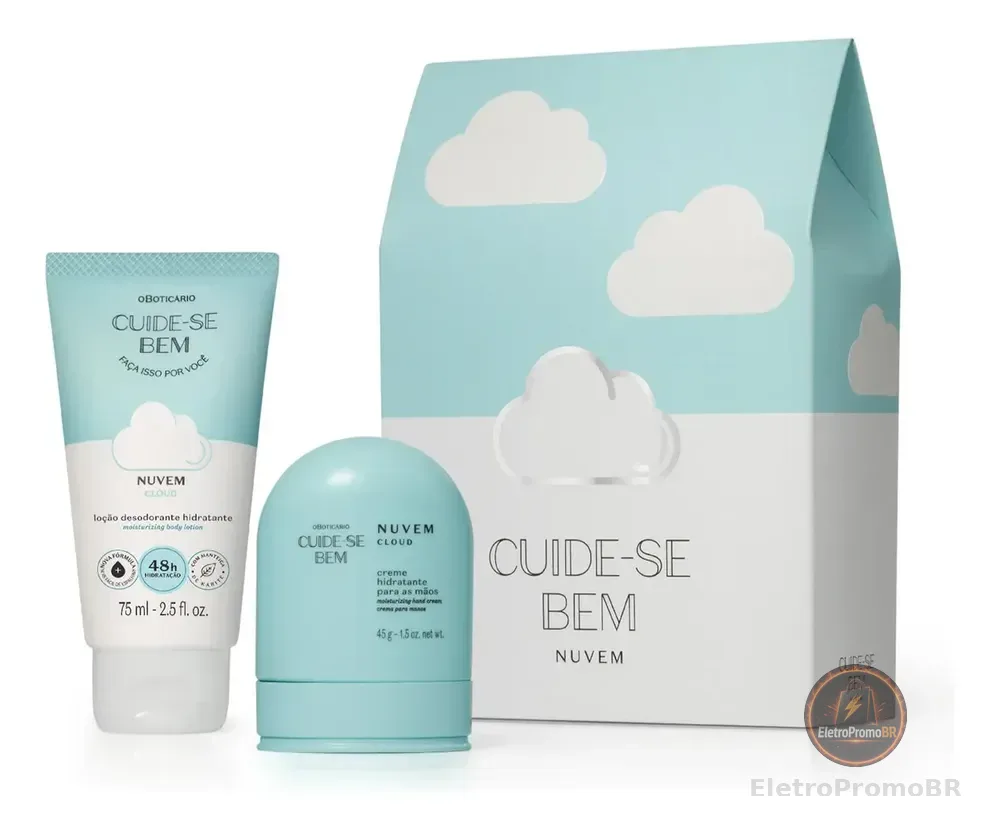 O Boticário Cuide-se Bem Nuvem Mini Kit 2 Itens