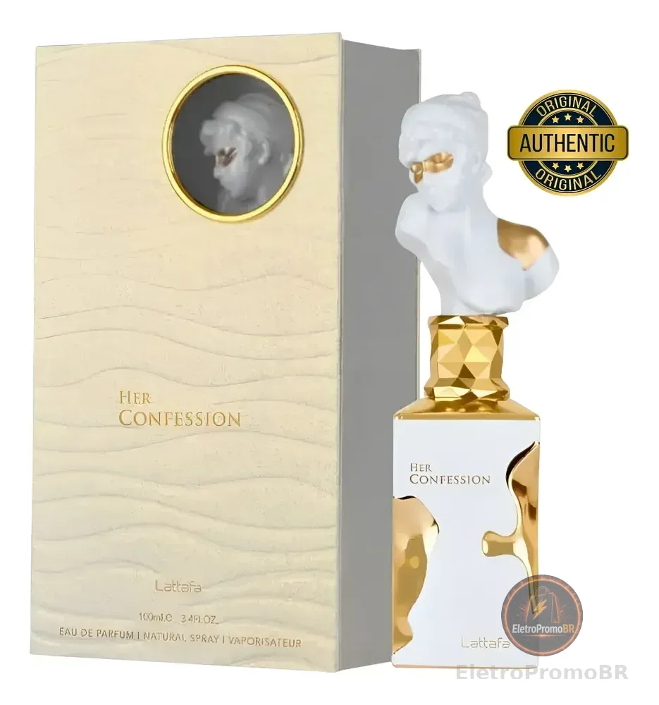 Perfume Árabe Her Confession Lattafa 100ml Edp Eua De Parfum