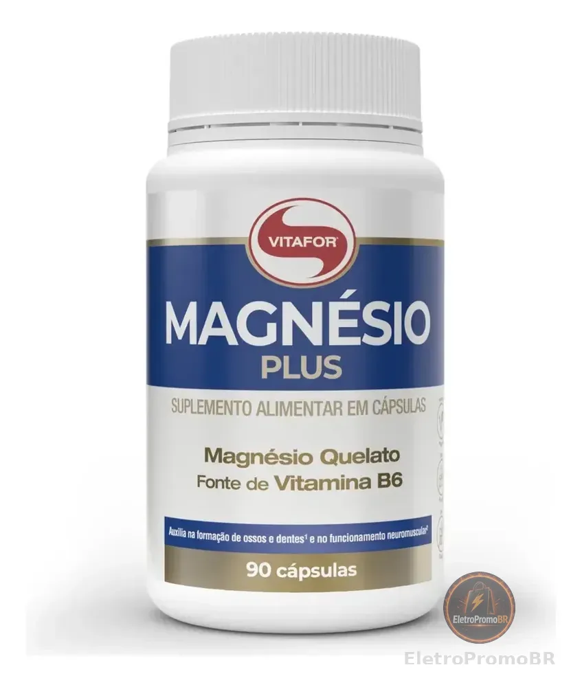 Magnésio Plus 90 Cápsulas Vitafor