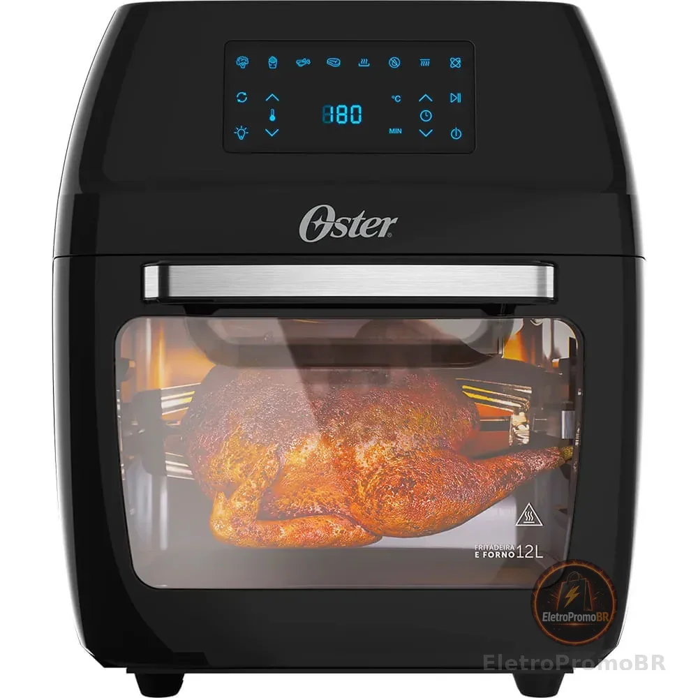 Fritadeira Oven Fryer 12L Oster 3 em 1