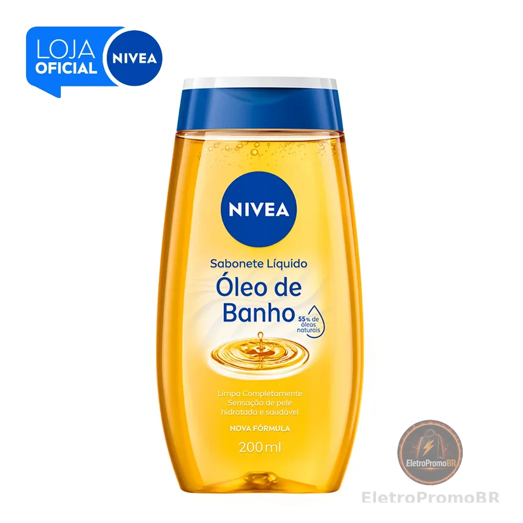 NIVEA Sabonete Líquido Óleo de Banho - 200 ml