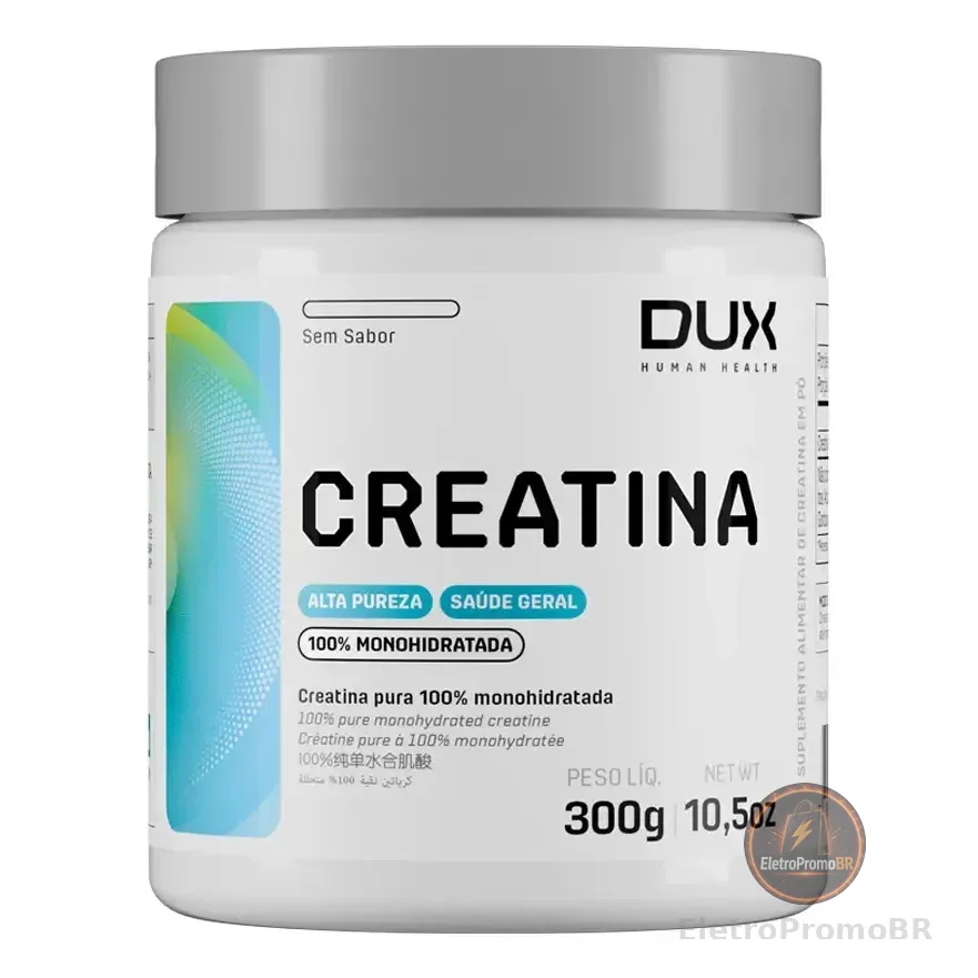 Dux Human Health Creatina 100% Monohidratada Sem Sabor 300g