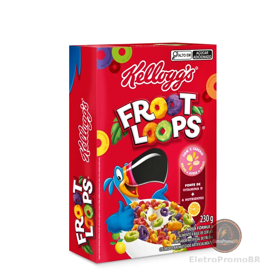 Cereal Froot Loops® sabor de Frutas Kellogg's® 230g