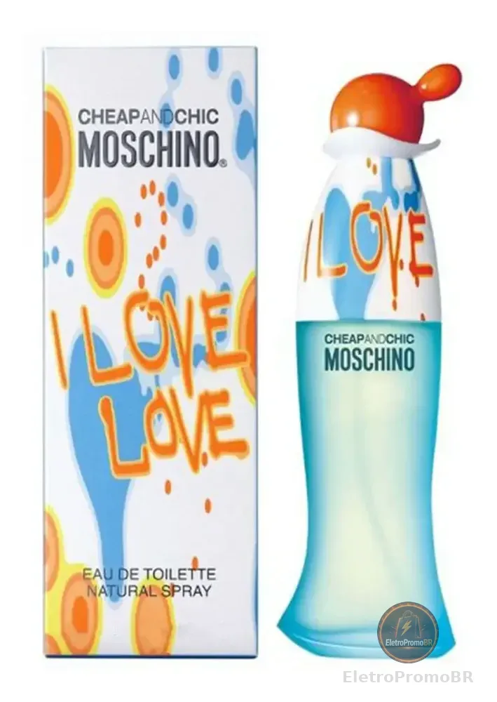 Perfume Moschino I Love Love Eau de Toilette Feminino 50 mL