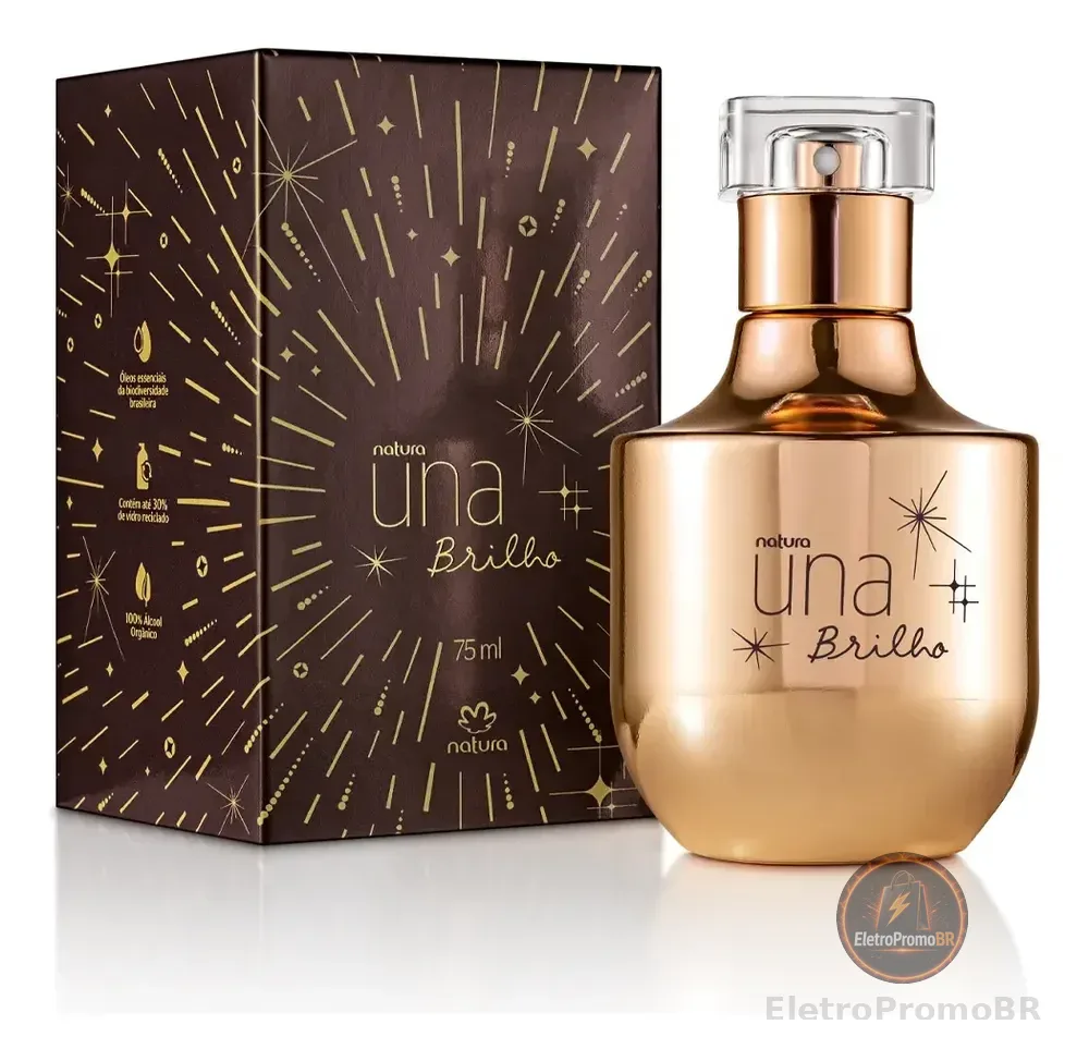 Una Brilho Natura Deo Parfum Perfume Feminino Original 75ml