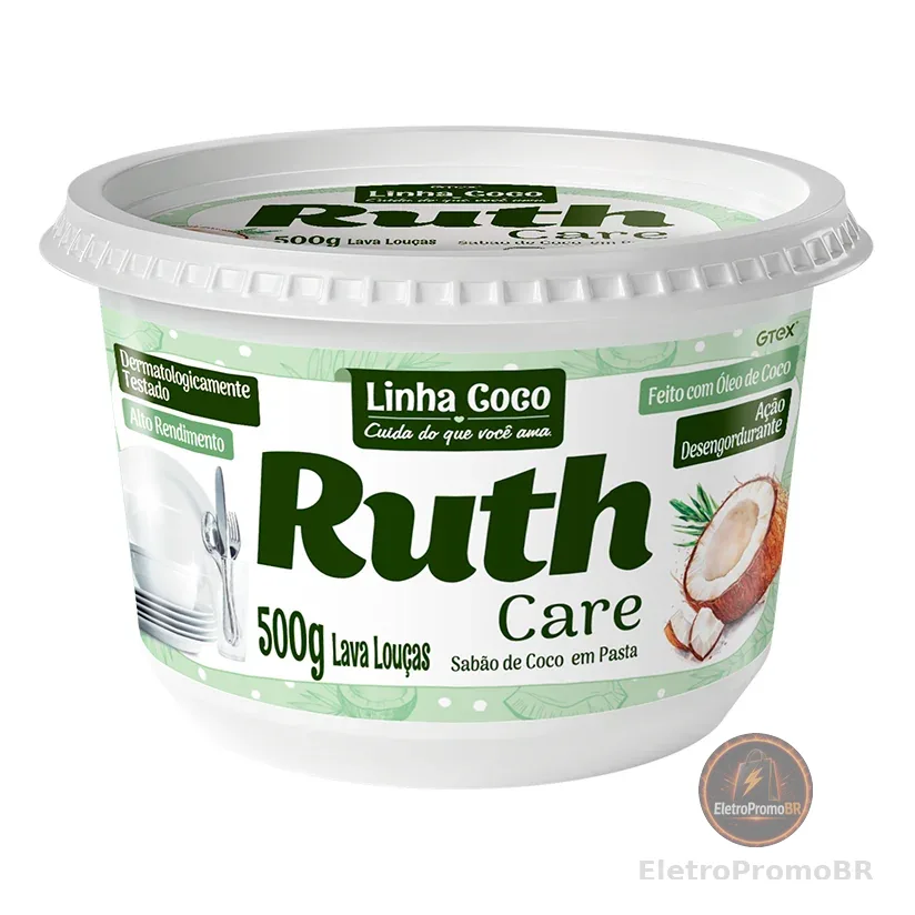 Sabão em Pasta Coco Ruth - 500G