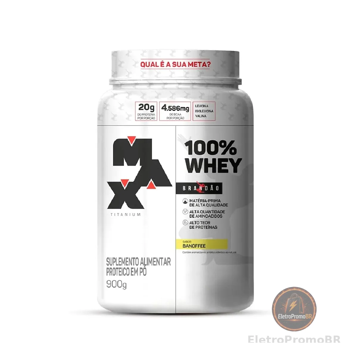 100% Whey (900g), Banoffee, Max Titanium