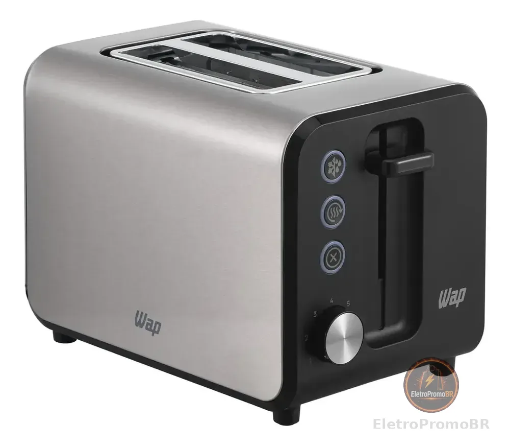 Torradeira Elétrica WAP WTE1 7 Níveis de Tostagem 900W 220V