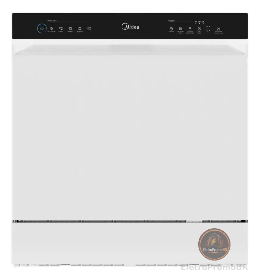 Lava Louças 8 Serviços Branco Touch Plus Midea