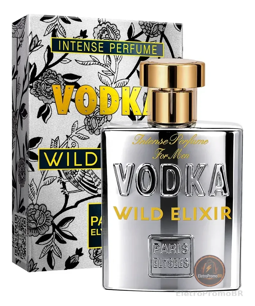 Perfume Vodka Wild Elixir Paris Elysees Masculino 100ml