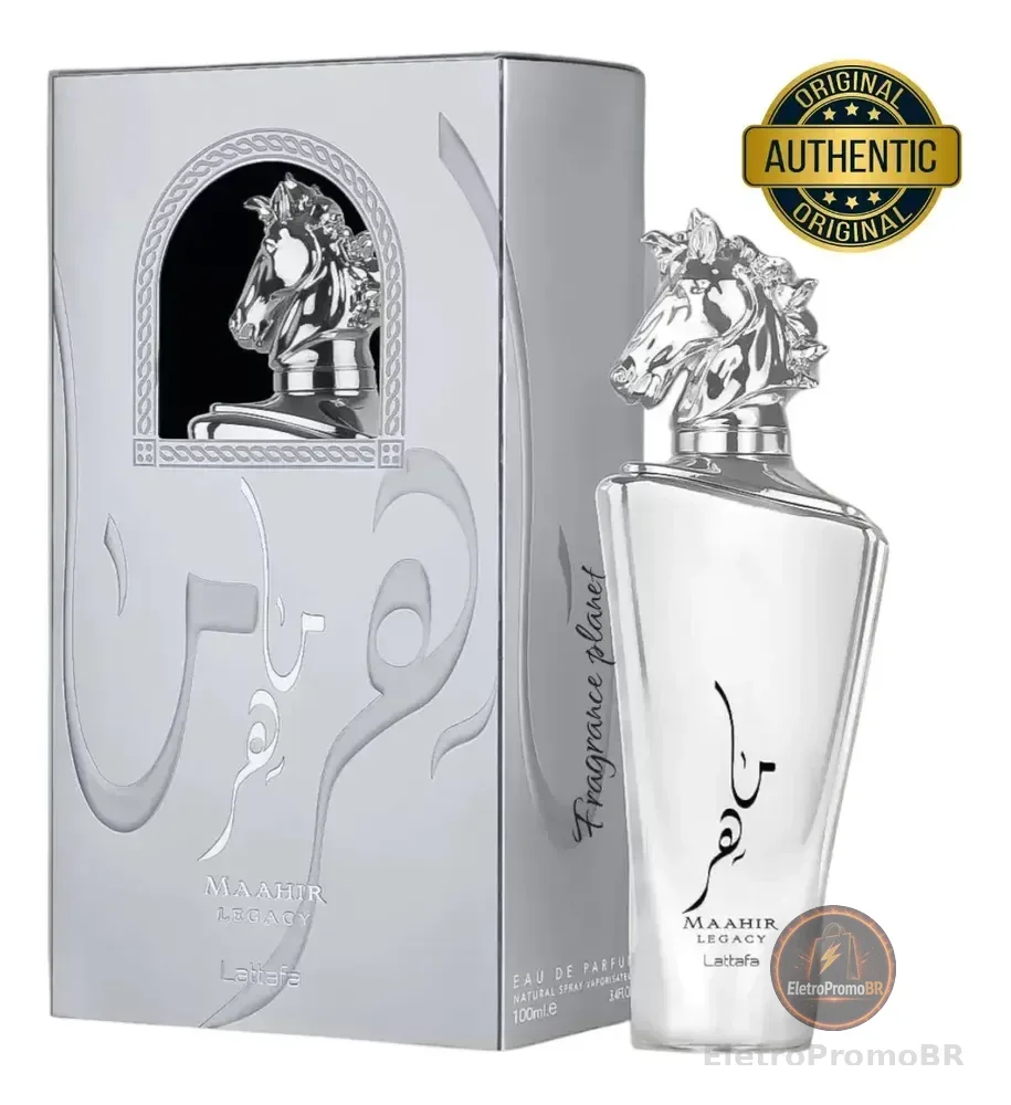 Perfume Arabe Maahir Legacy Lattafa Edp 100ml Eua De Parfum