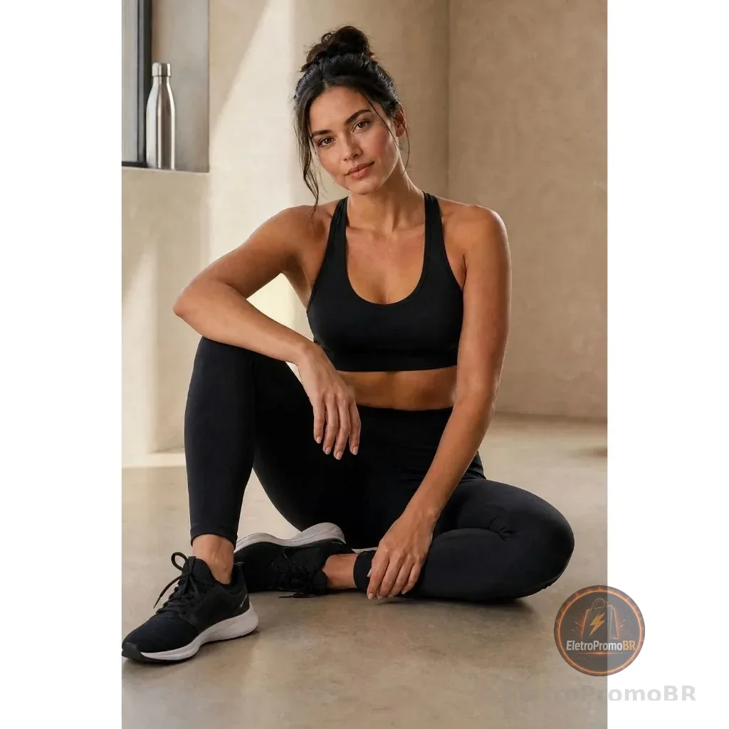 Calça Legging Fitness Sports Polo Wear Preto