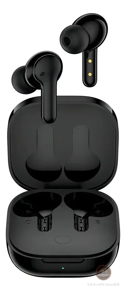 Fone De Ouvido Qcy T13 Com 4 Microfones E Bluetooth 5.1 Cor Preto