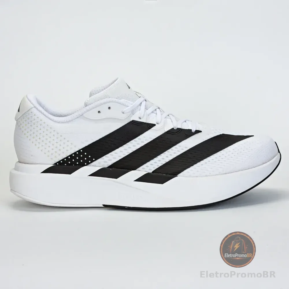 Tênis adidas Adizero Pacer Unissex Corrida Branco/preto 38