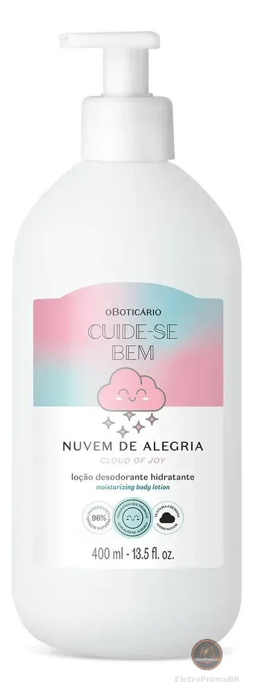 O Boticário Cuide-se Bem Nuvem De Alegria Loção Hidratante 4