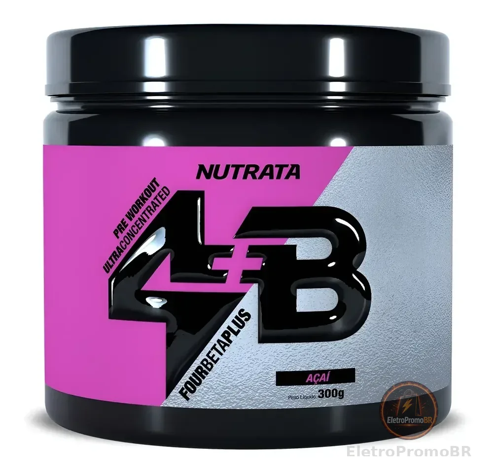 Pré Treino 4B 300g Açaí Nutrata