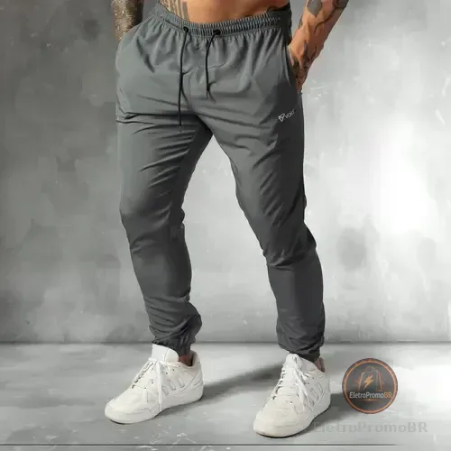 Calça Tactel Jogger Com Elastano Masculina Void Verão