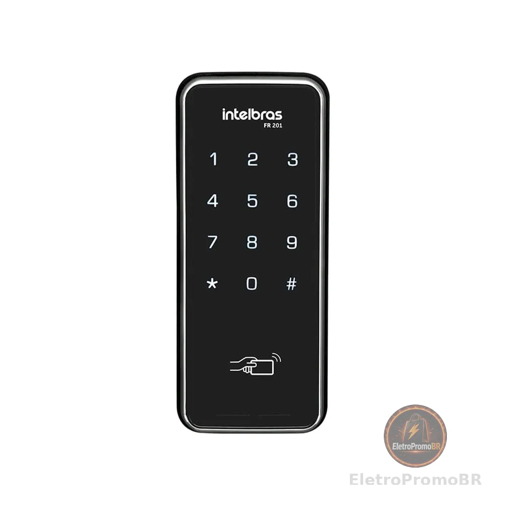Fechadura Digital de Sobrepor Touch Screen FR 201 Intelbras