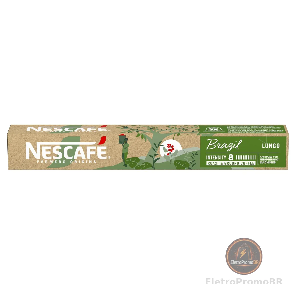 Café em Cápsula Compatível com Nespresso Nescafé Farmers Origins Brazil 10 Cápsulas