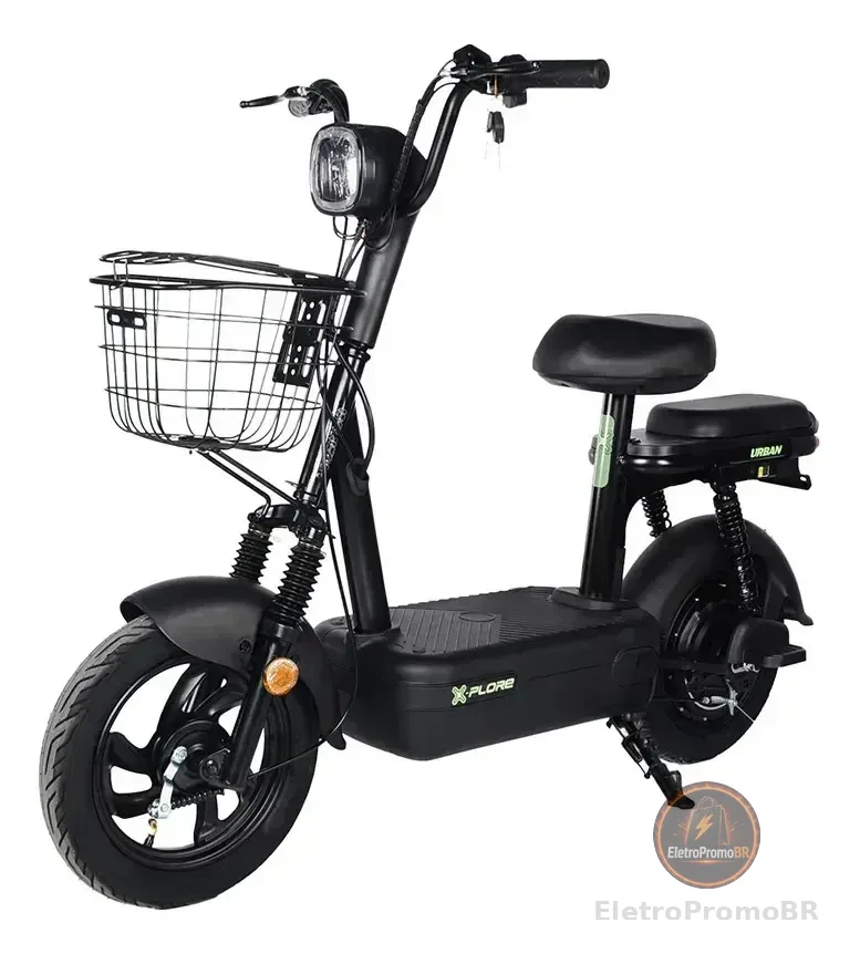 Bicicleta Scooter Elétrica Xplore 48v/ 12ah 500w Sem Cnh Preto