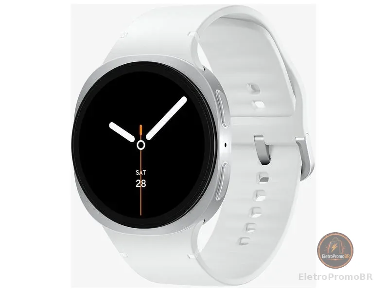Smartwatch Samsung Galaxy Watch8 40mm Branco 32GB Bluetooth