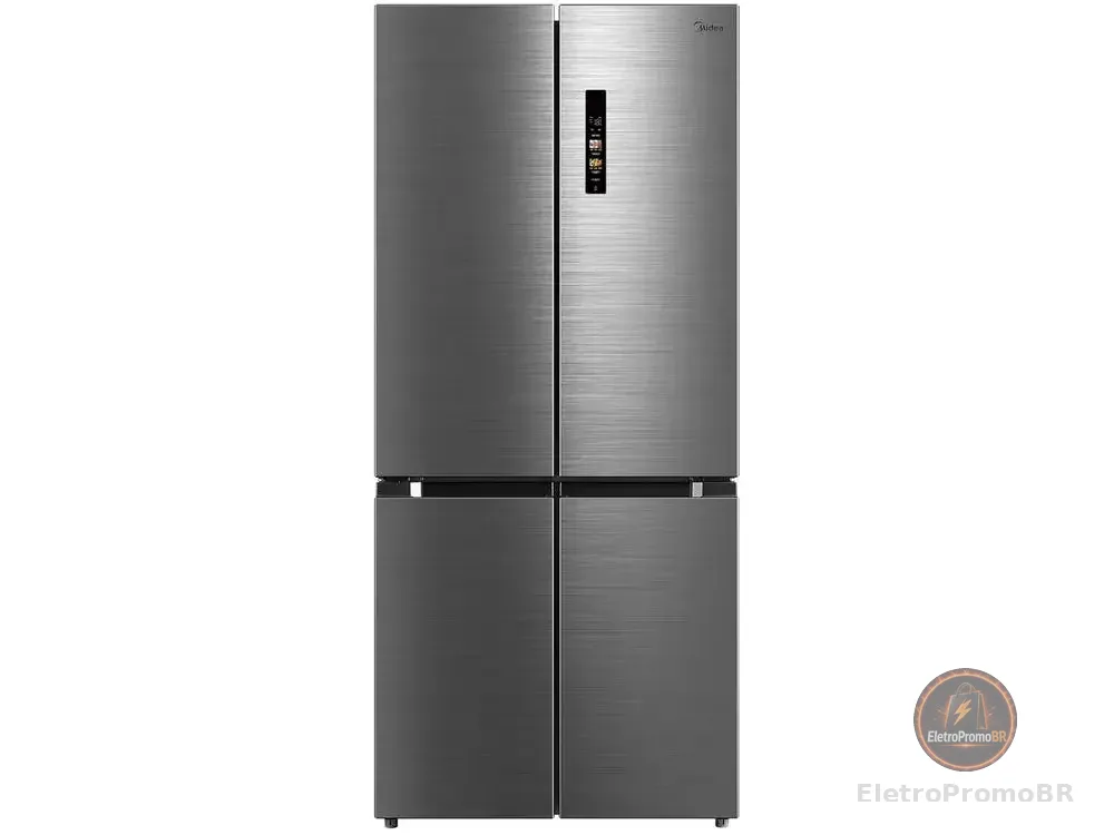 Geladeira/Refrigerador Midea Smart Frost Free French Door Prata 474L MD-RF691FGD463 Bivolt - Bivolt - AliExpress 6