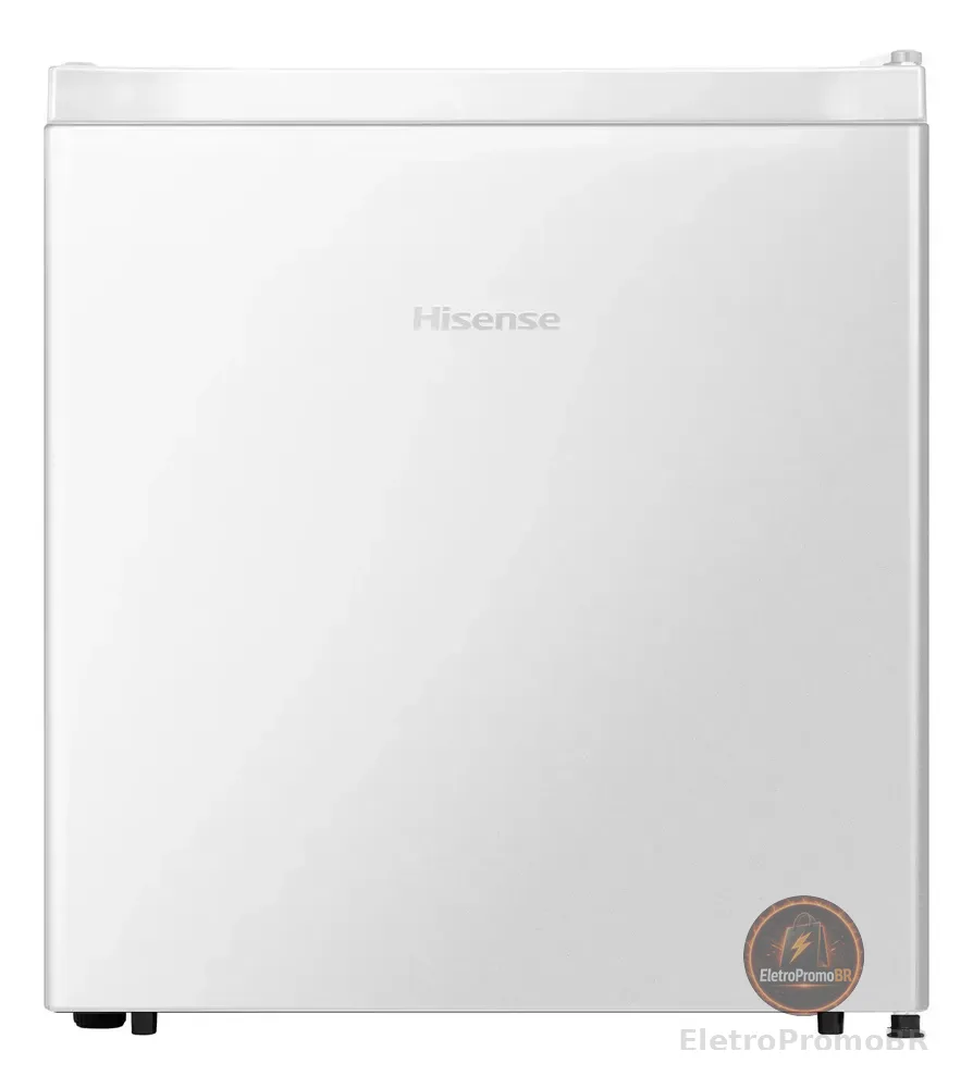 Frigobar Hisense Branco 45L com porta reversível RR58 220 V