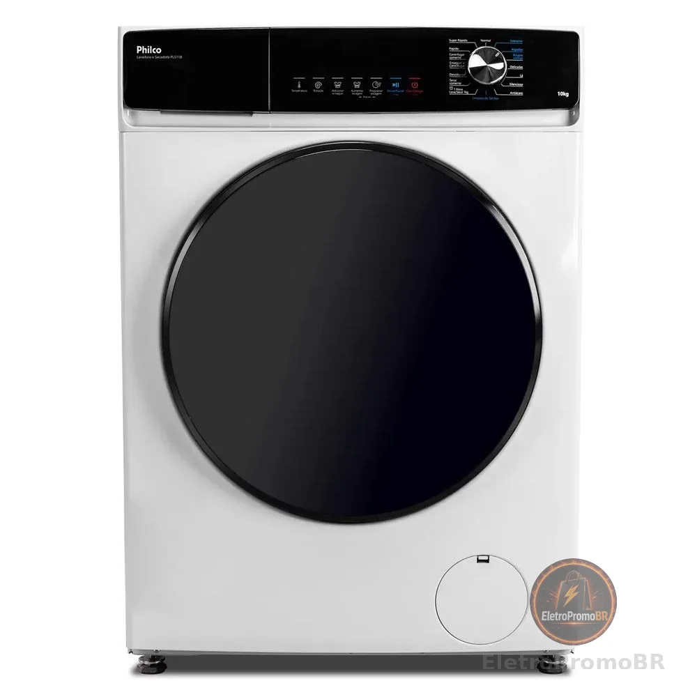 Lava e Seca Philco Invertplus 16 Programas Lavagem 11kg Branco