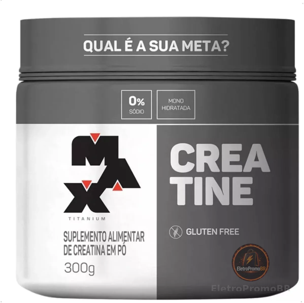 Creatina - 300g - Sem Sabor - Max Titanium