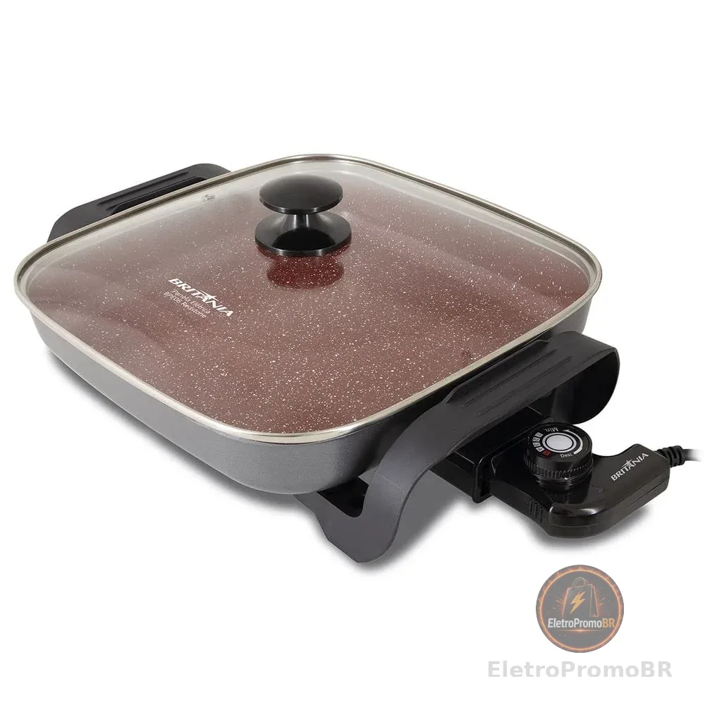 Panela elétrica, Bpe06, Red stone, 127v, Britânia