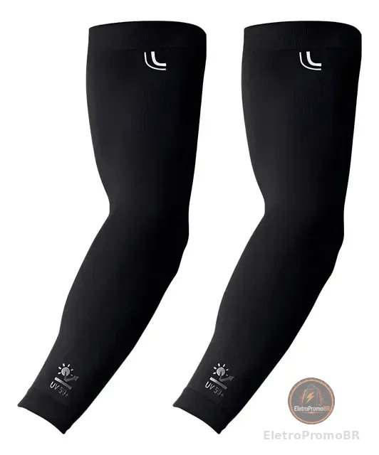 Manguito Lupo Proteção Solar Uv50+ Vôlei Ciclismo Motoqueiro