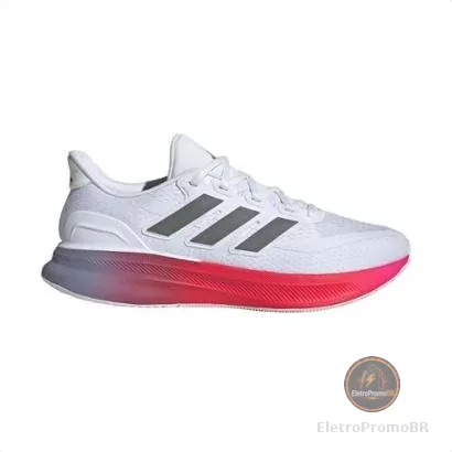 Tênis Running Masculino Adidas Ultrarun 5 Branco E Vermleho