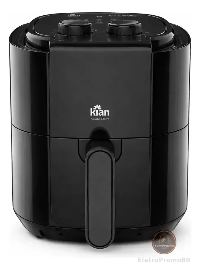 Fritadeira Eletrica Air Fryer 3,5l Kian Af-105 1200w Preto