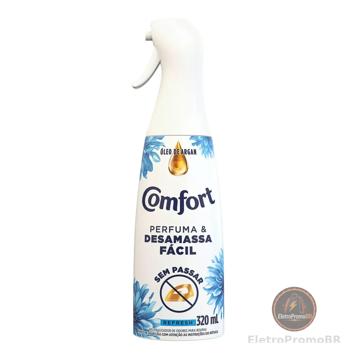 Comfort Perfuma e Desamassa Facil com Neutralizador de Odores Refresh 320 ml