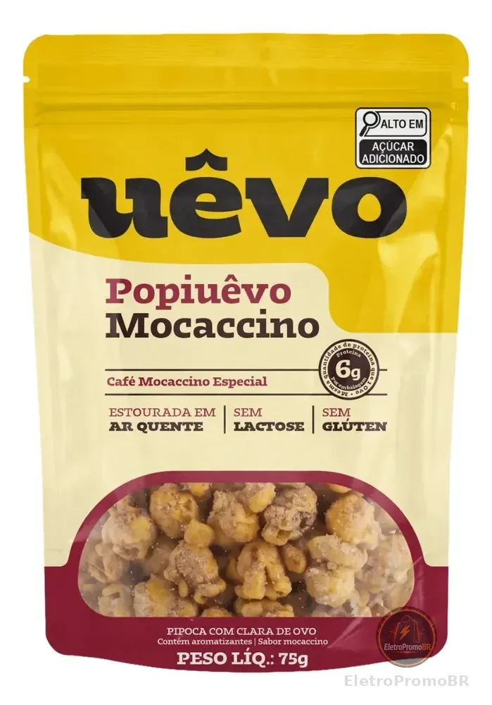 Pipoca Proteica Refil De 75g Uevo
