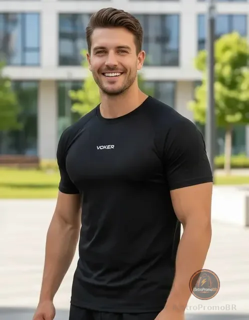 Camisetas Raglan Proteção Uv Térmica Camisas Dry Fit Voker