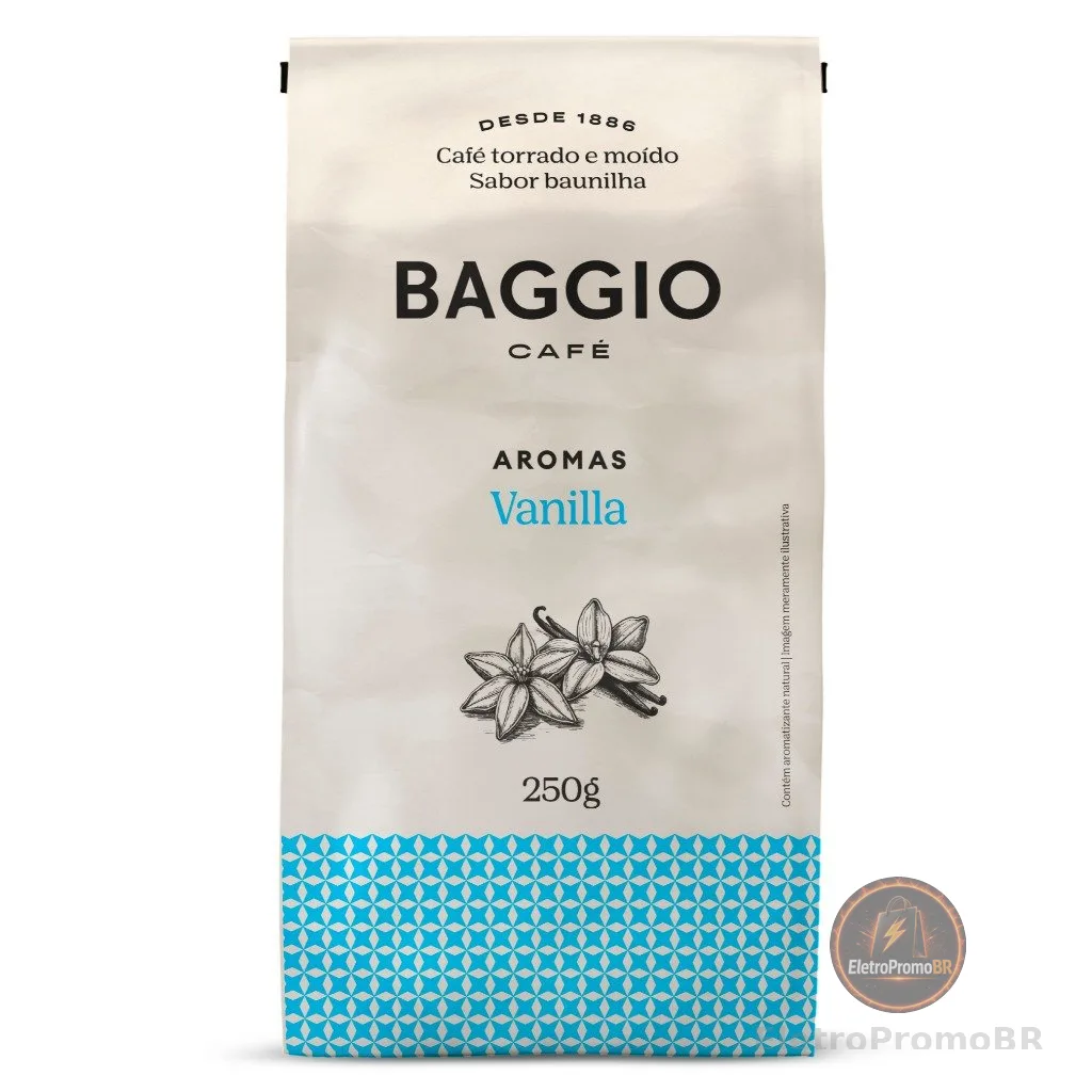Baggio Café - Café Torrado e Moído Aromas Vanilla 250g