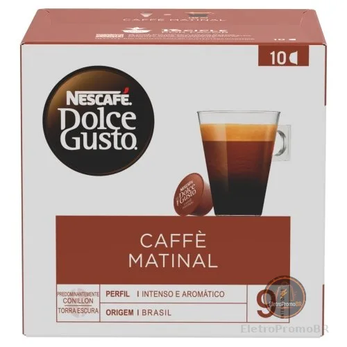 Cápsula Café Matinal Com 10 Unidades Dolce Gusto 140g